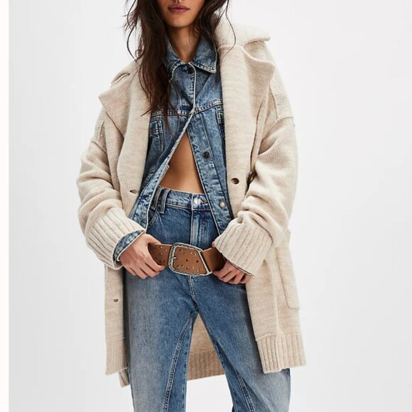 Free People Park Slope Wool Cardigan - Picture 1 of 5